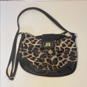 Leopard Print Crossbody Bag